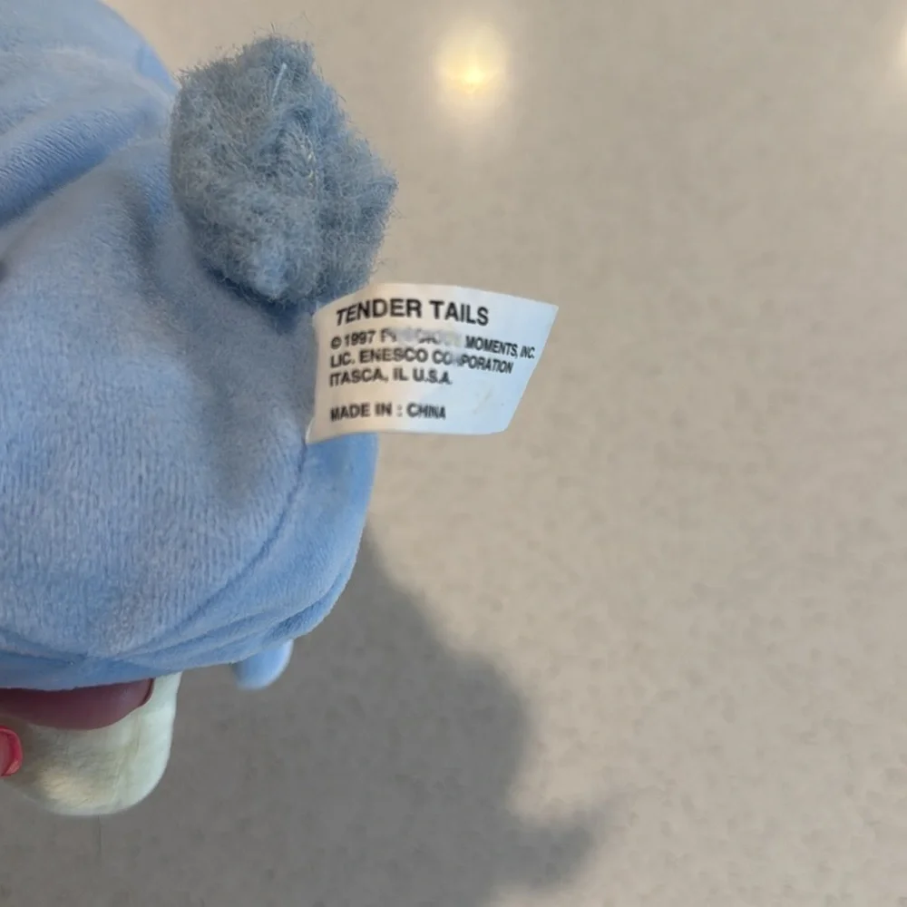 Precious Moments Tender Tails Baby Spring Blue Bird Plush Beanie